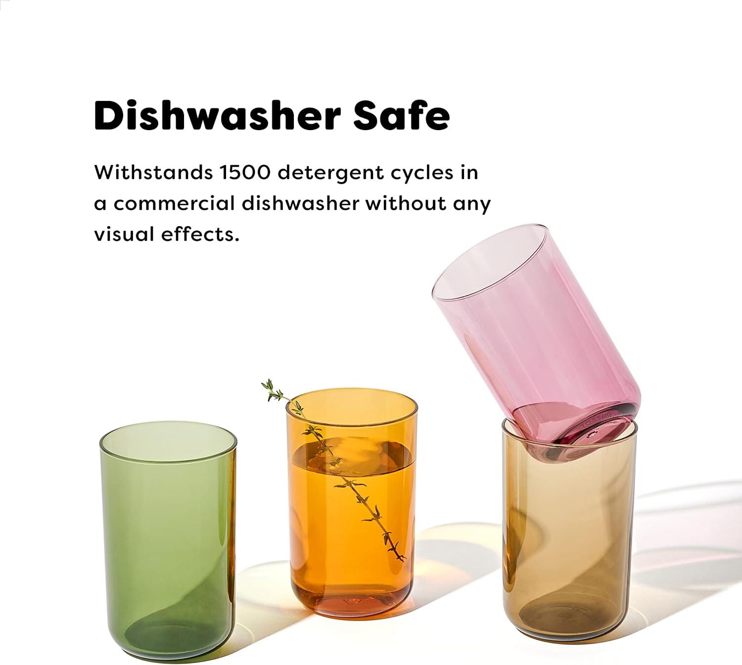 imageTOSSWARE RESERVE 10oz Tumbler  Color Series SET OF 4 Premium Quality Tritan Dishwasher Safe ampamp Heat Resistant Unbreakable Party Cups