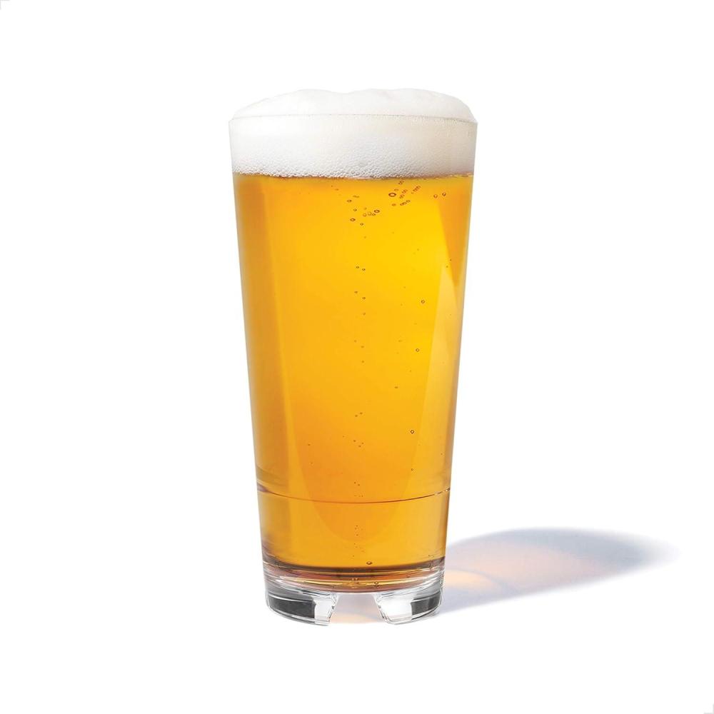 imageTOSSWARE RESERVE 20oz Stacking Cooler SET OF 4 Premium Quality Tritan Dishwasher Safe ampamp Heat Resistant Unbreakable Plastic Beer Glasses ClearSet of 24