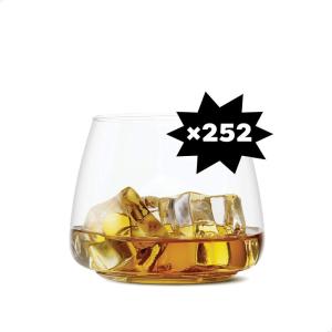 TOSSWARE POP 12oz Rocks SET OF 12, Premium Quality, Recyclable, Unbreakable & Crystal Clear Plastic Cocktail Glasses, 12 Count (Pack of 1)(SET OF 252)