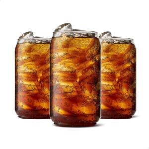 TOSSWARE POP 12oz SET OF 12, Premium Quality, Recyclable, Unbreakable & Crystal Clear Plastic Beer Can, 12 Count (Pack of 1)(12 Ounces)
