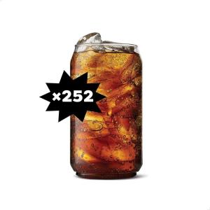 TOSSWARE POP 12oz SET OF 12, Premium Quality, Recyclable, Unbreakable & Crystal Clear Plastic Beer Can, 12 Count (Pack of 1)(SET OF 252)