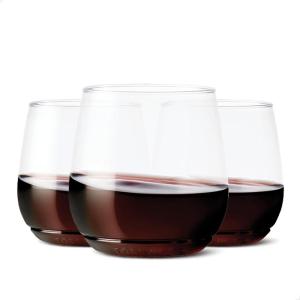TOSSWARE POP 12oz Vino Jr Set of 12, Premium Quality, Recyclable, Unbreakable & Crystal Clear Plastic, Cocktail, 12 Count (Pack of 1), Whiskey Glasses(48 Count (Pack of 1))