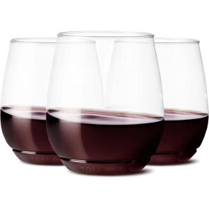 TOSSWARE POP 14oz Vino SET OF 12, Recyclable, Unbreakable & Crystal Clear Plastic Wine Glasses, 12 Count (Pack of 1)(SET OF 252)