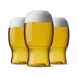 TOSSWARE POP 18oz Pint SET OF 12, Premium Quality, Recyclable, Unbreakable & Crystal Clear Plastic Beer Glasses, 12 Count (Pack of 1)(48 Count (Pack of 1))