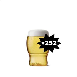 TOSSWARE POP 4oz Taster SET OF 12, Premium Quality, Recyclable, Unbreakable & Crystal Clear Plastic Shot Glass, 12 Count (Pack of 1)(SET OF 252)