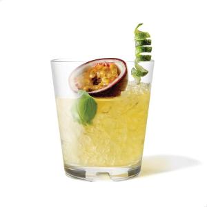TOSSWARE RESERVE 12oz Stacking Double Old Fashioned, SET OF 4, Premium Quality, Tritan Dishwasher Safe & Heat Resistant Unbreakable Plastic Old Fashioned Glasses, Clear(Set of 4)